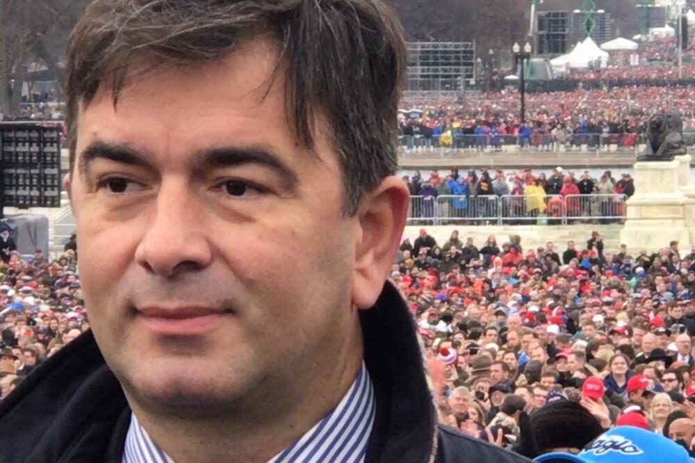Medojević na inauguraciji Trampa u Vašingtonu 2016., Foto: PZP