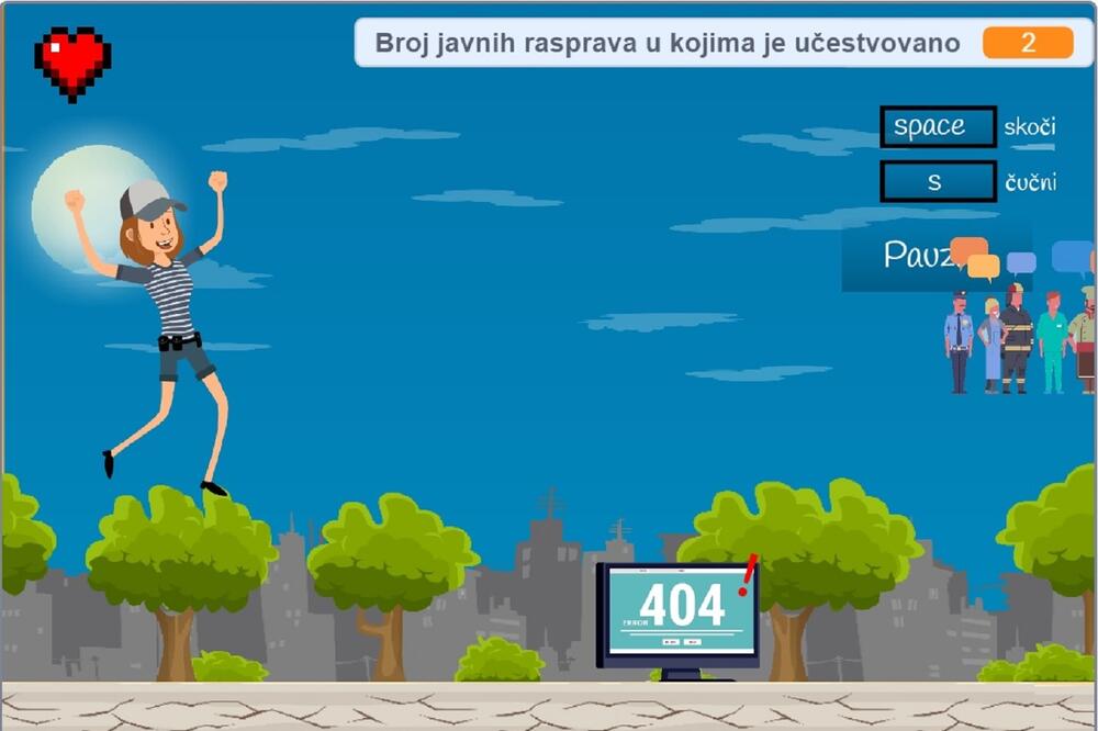Video-igra je kreirana kroz konkurs “eDemokratija - Učestvuj, predloži, promijeni”, Foto: Proactive