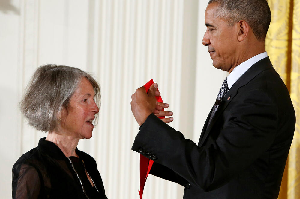 Glik prima medalju za humanizam od bivšeg predsjednika SAD Baraka Obame 2015. godine, Foto: Reuters