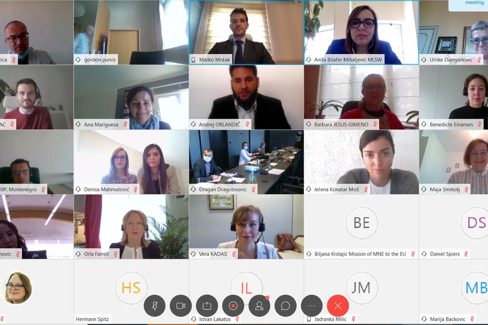 Sastanak održan onlajn, Foto: Generalni sekretarijat Vlade