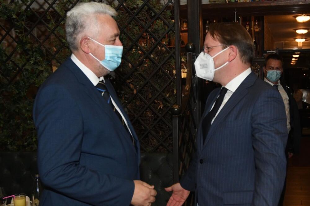 Krivokapić i Varhelji, Foto: twitter.com/OliverVarhelyi