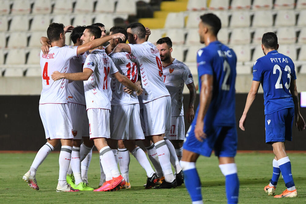 Pobjeda bi ih dodatno približila plasmanu u B Ligu nacija: Crnogorski fudbaleri, Foto: Savo Prelević