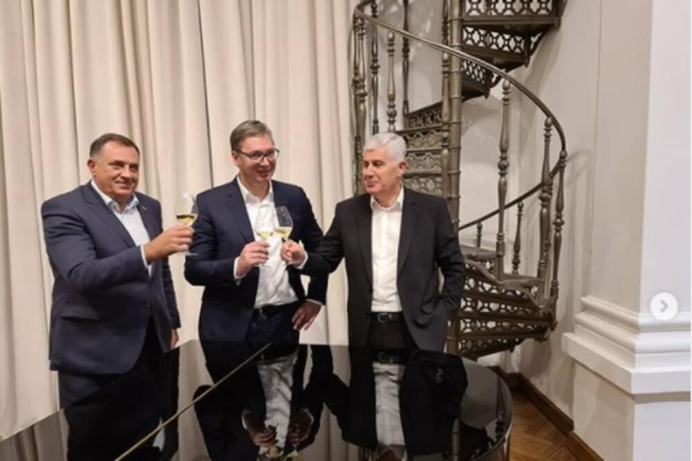 Dodik, Vučić i Čović, Foto: Instagram