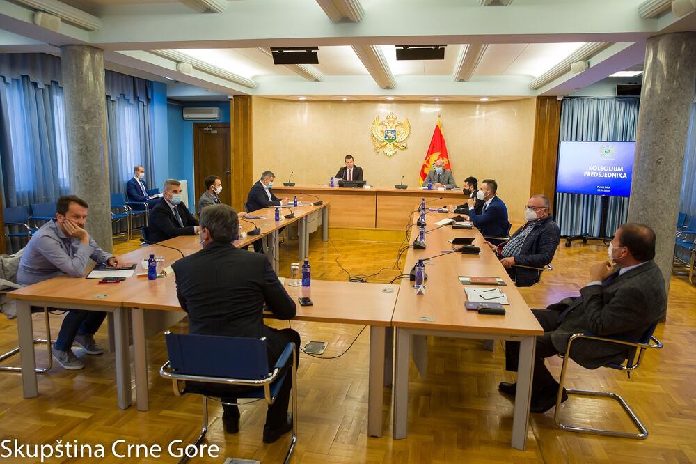DPS će predložiti tri kandidata za Administrativni odbor - Sa Kolegijuma predsjednika Skupštine, Foto: Igor Šljivančanin