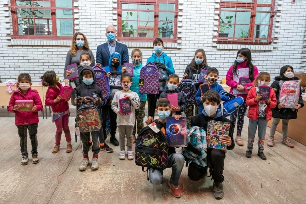 Đaci Osnove škole "Pavle Žižič", Foto: Opština Bijelo Polje