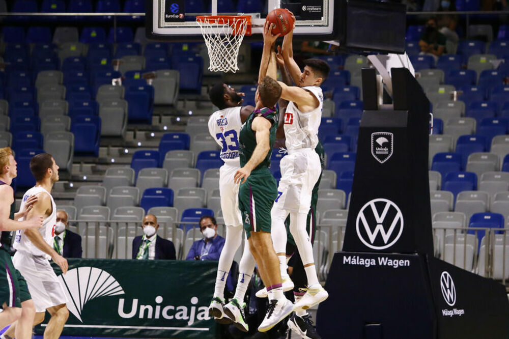 Sa meča Unikaha - Budućnost Voli, Foto: www.malagahoy.es