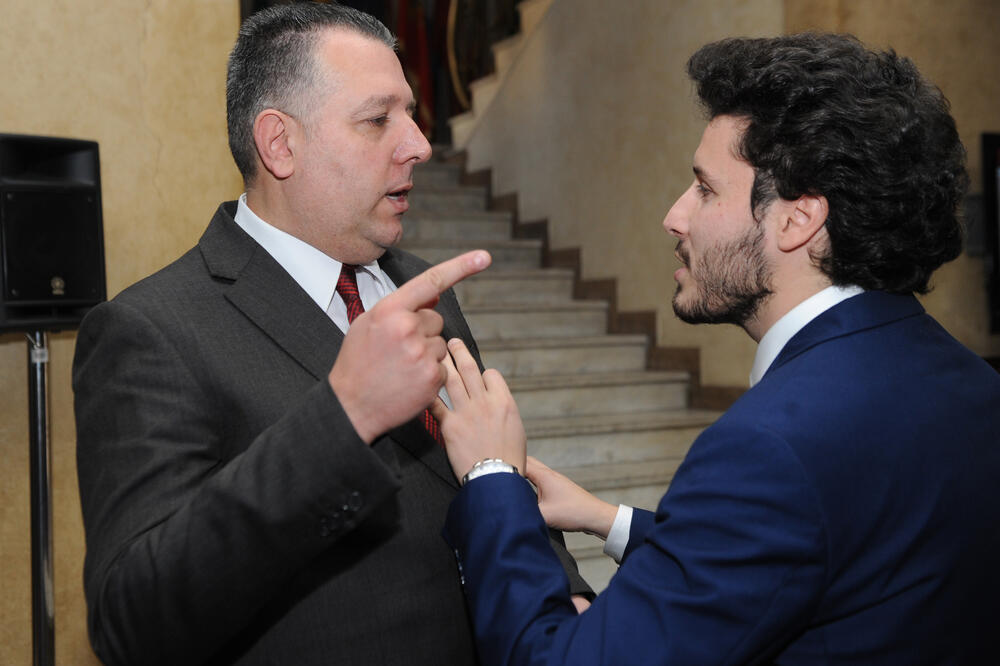 Miljanić i Abazović, Foto: Savo Prelević