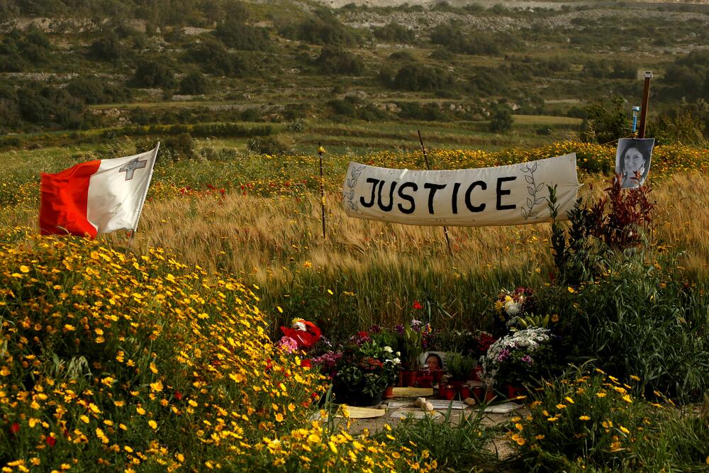 Malta i dalje čeka pravdu: sa mjesta ubistva novinarke