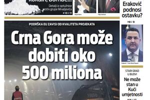 Naslovna strana "Vijesti" za 17. oktobar