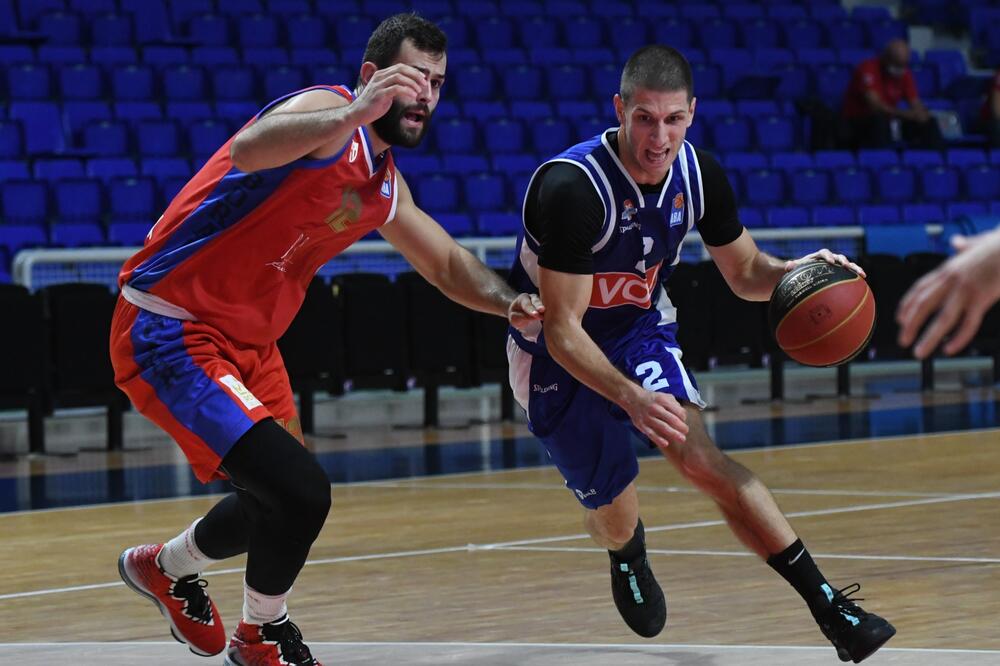 Nikola Ivanović na meču sa Borcem, Foto: Savo Prelević
