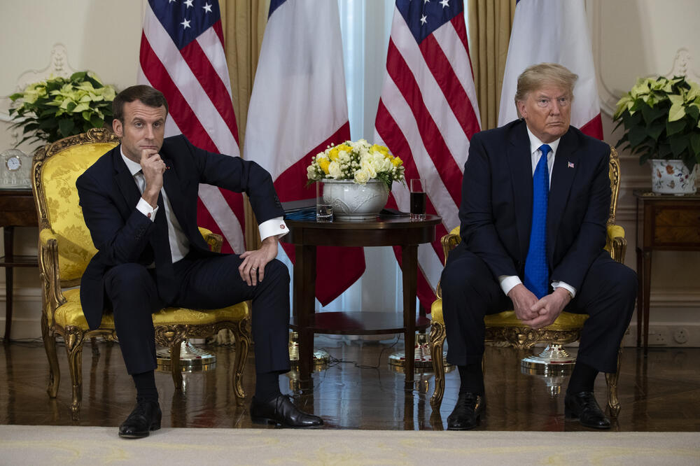 Makron i Tramp, Foto: AP Photo