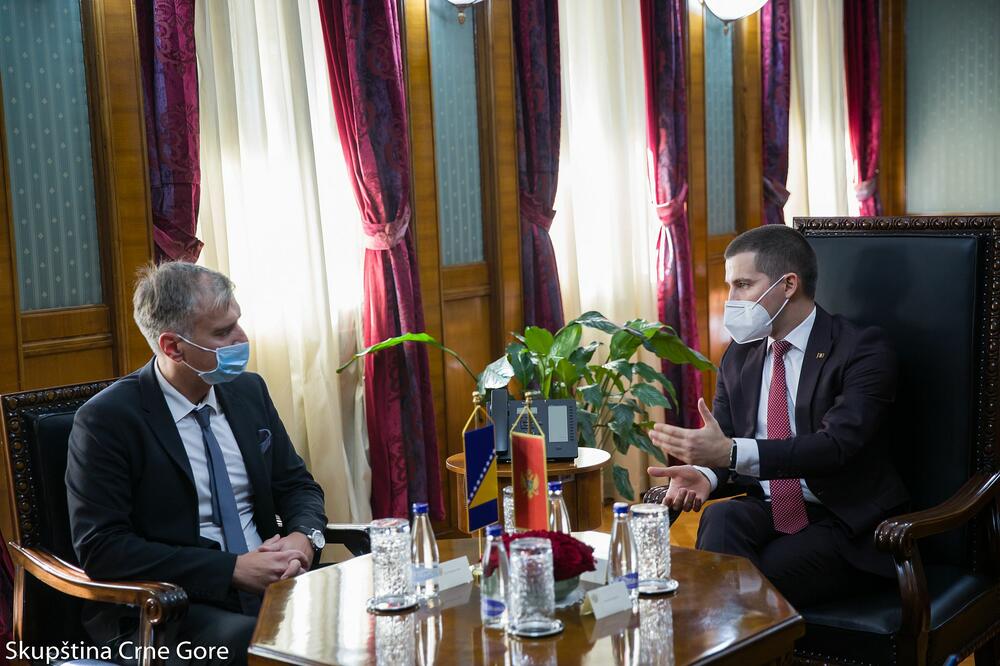 Bečić i Jukić, Foto: Skupština Crne Gore