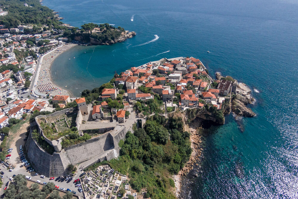 Ulcinj old town was major fortress to defend against sea treats