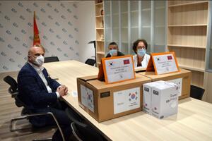 Južna Koreja donirala Crnoj Gori 277 hiljada zaštitnih maski
