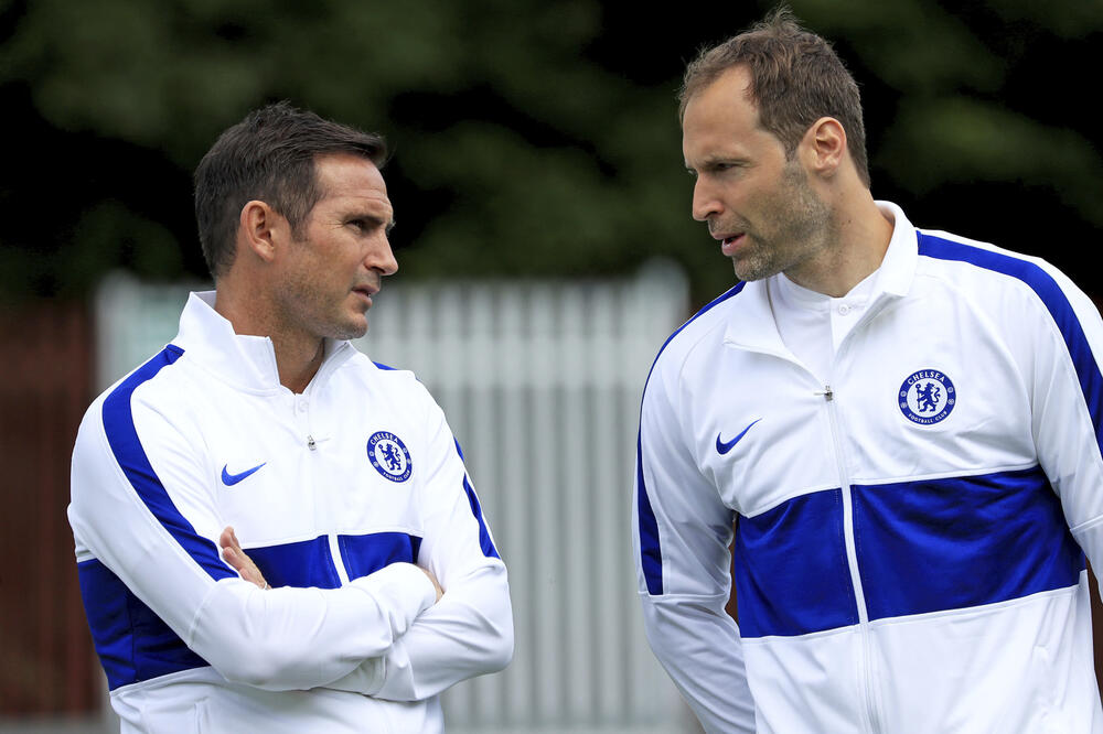 Lampard i Čeh, Foto: AP