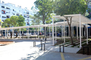 Uređena mikro lokacija ispred škole "Maksim Gorki"