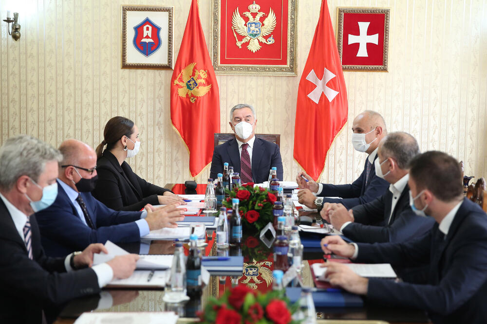 Đukanović na sastanku u Prijestonici, Foto: Predsjednik.me