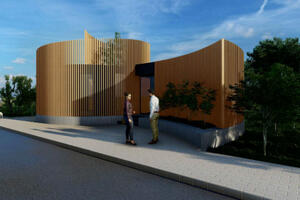 Grade novi objekat na obali Bojane