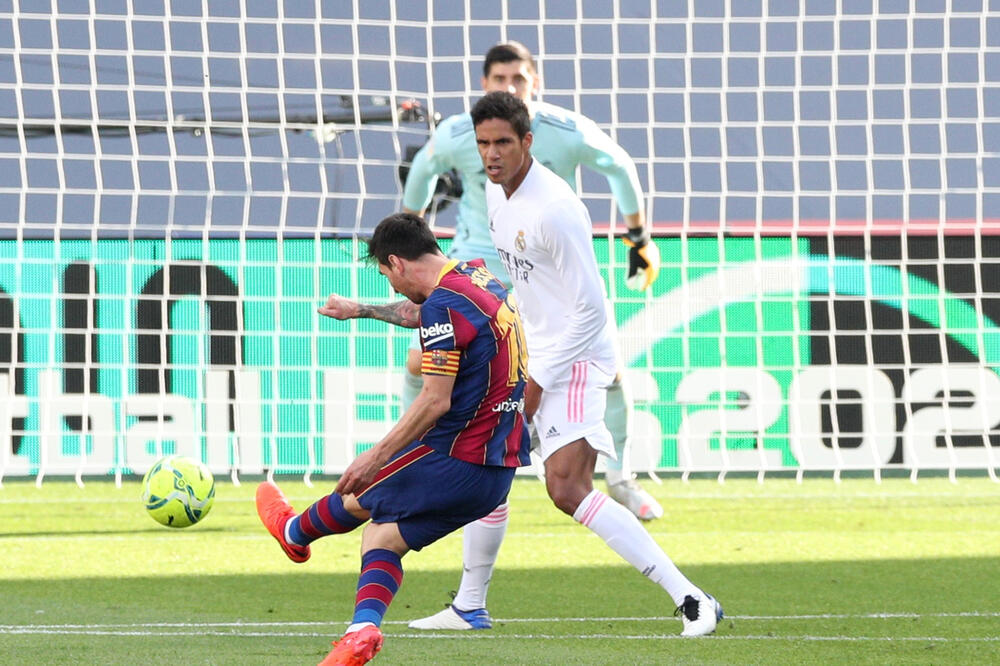 Mesi na današnjem meču sa Realom, Foto: REUTERS