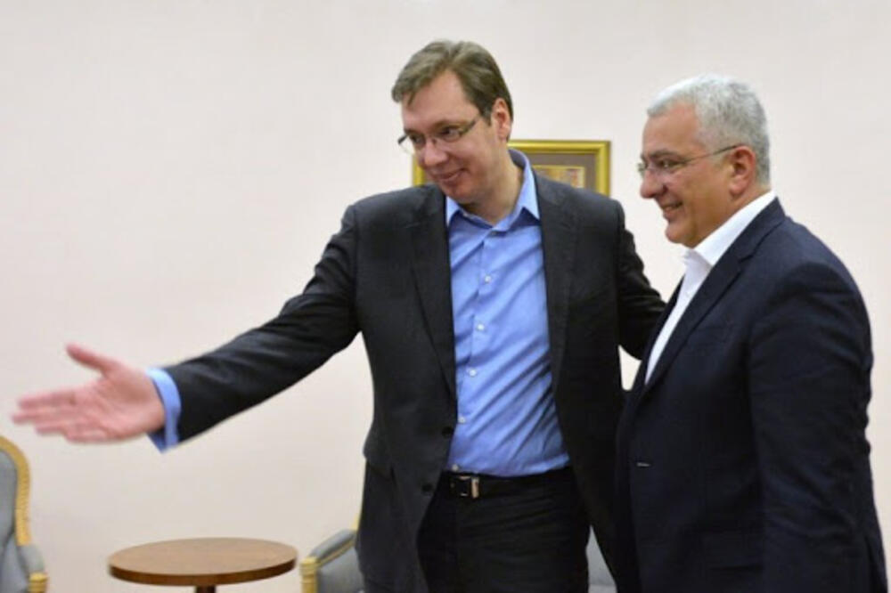 Vučić i Mandić, Foto: Printscreen