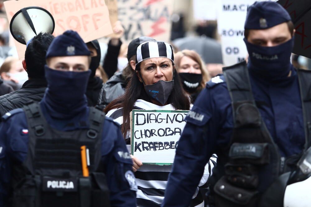 Sa protesta, Foto: Rojters