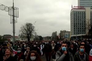 Više od 100.000 građana na demonstracijama protiv Lukašenka: Sukob...