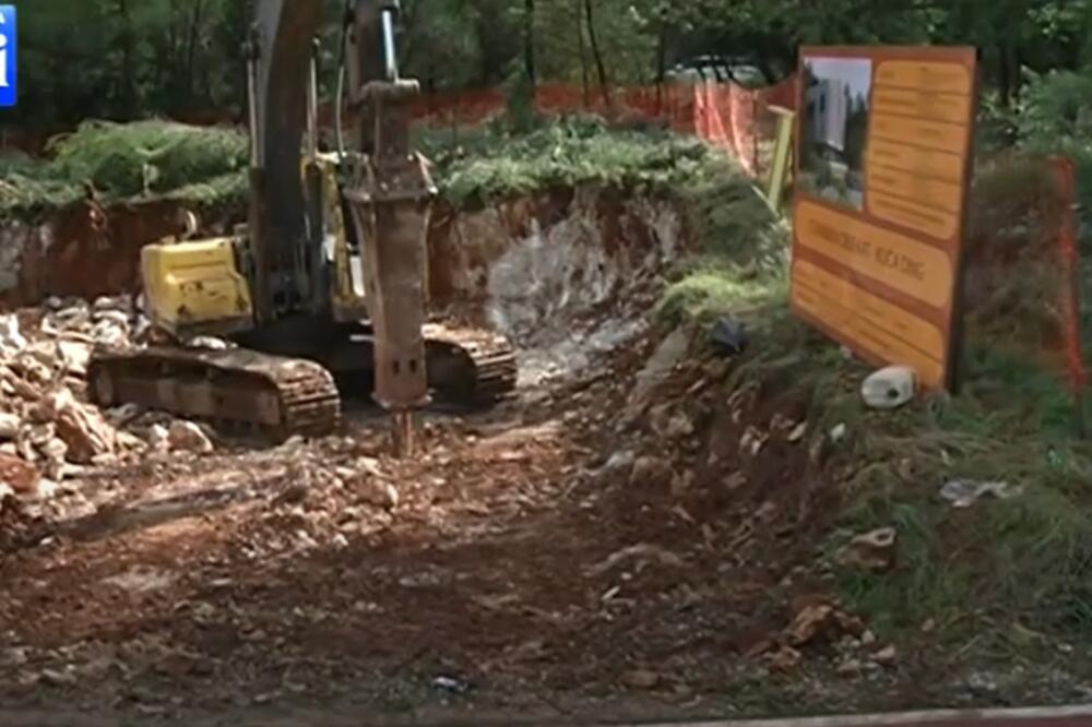 Radovi na Gorici, Foto: Screenshot/TV Vijesti