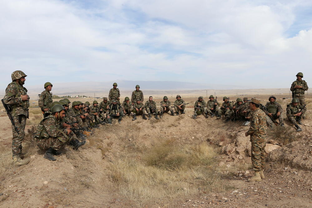 Rezervisti jermenske vojske, Foto: Reuters