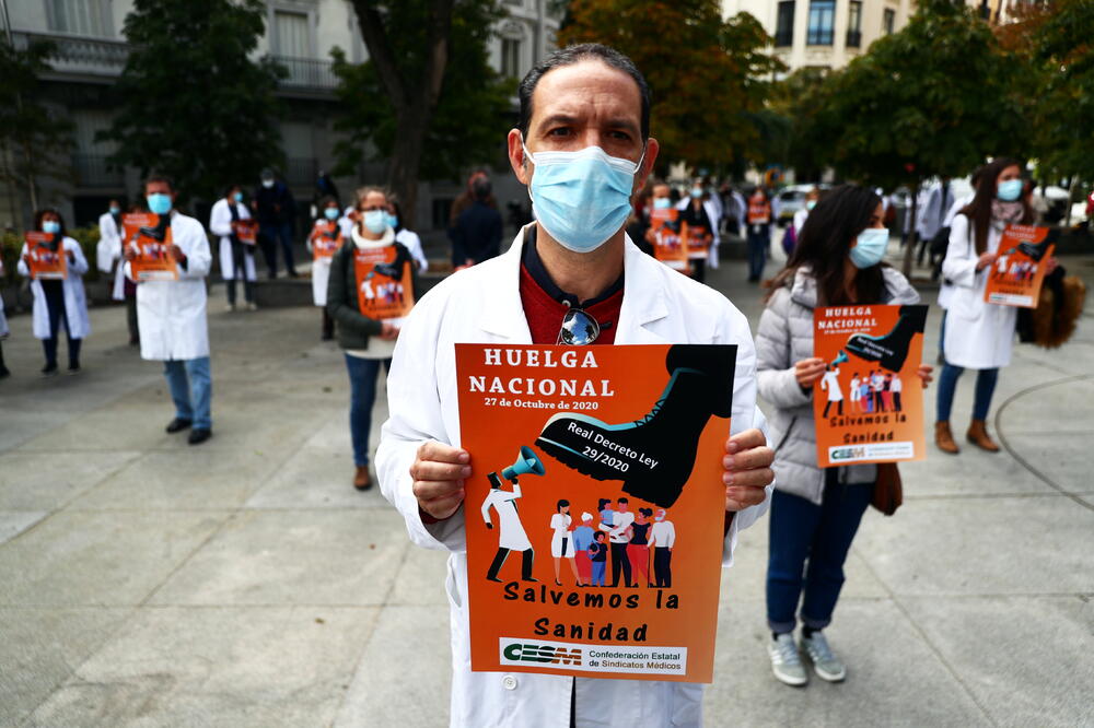 Protest u Madridu, Foto: Reuters