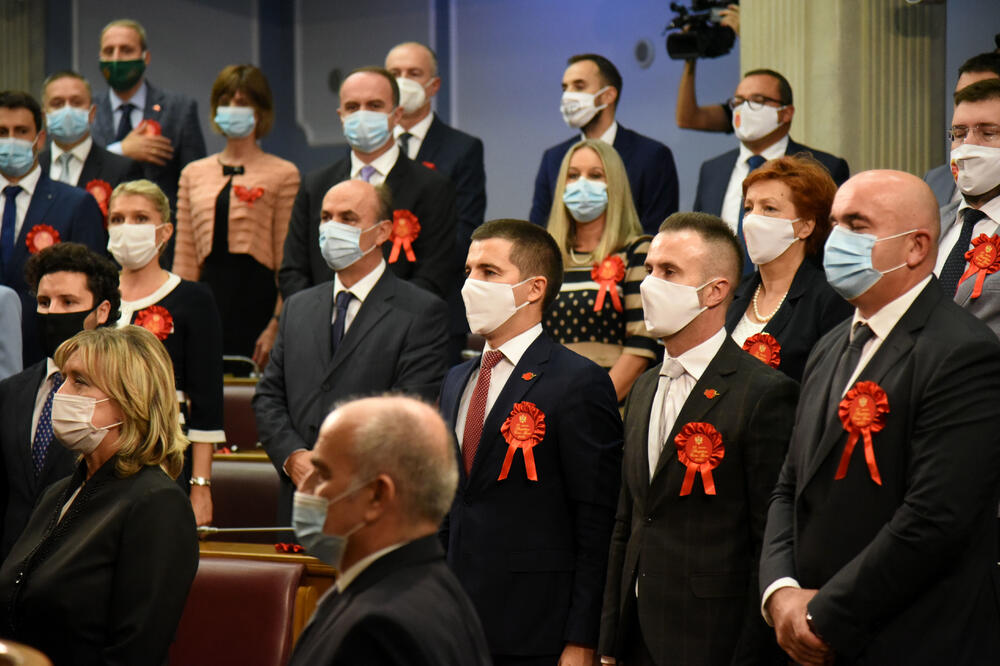 Sa konstitutivne sjednice Skupštine Crne Gore 23. septembra, Foto: Boris Pejović