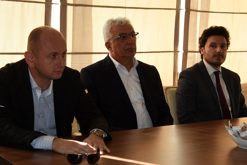 Knežević, Mandić i Abazović, Foto: Luka Zeković