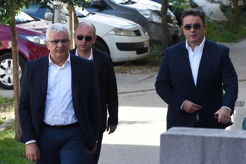 Mandić, Knežević i Medojević, Foto: Luka Zeković