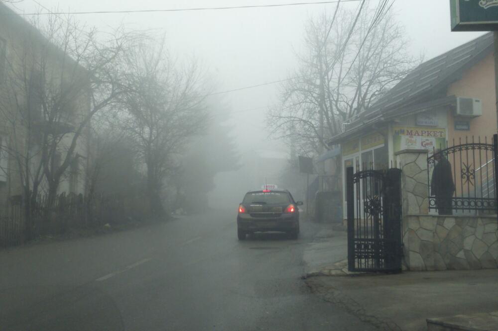 Magla i smog česta pojava: Pljevlja, Foto: Goran Malidžan