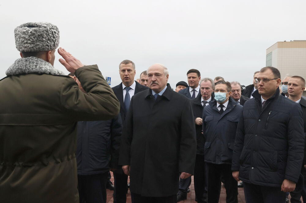 Lukašenko na otvaranju elektrane, Foto: Reuters