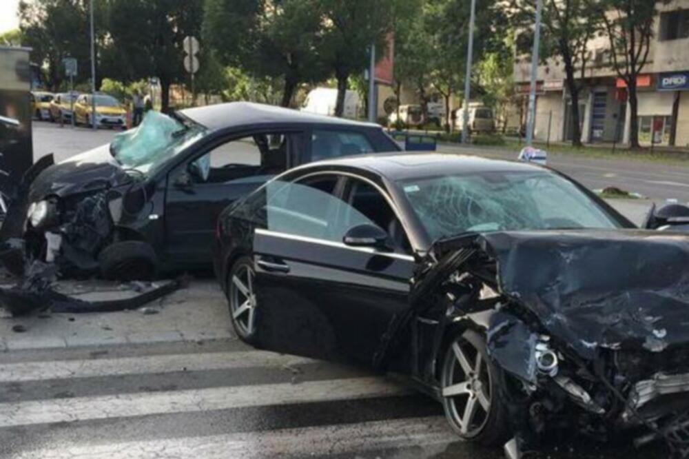 Nakon saobraćajne nesreće u Podgorici, Foto: Čitalac reporter