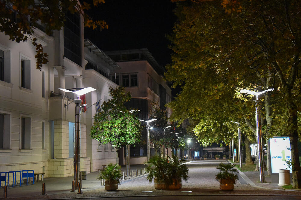 Detalj iz Podgorice tokom zabrane kretanja, Foto: Savo Prelević