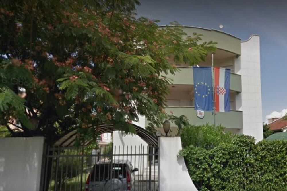 Ambasada Hrvatske u Podgorici (Ilustracija), Foto: Googlemaps