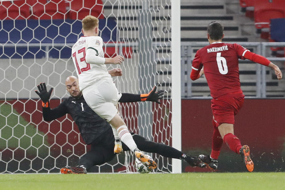 Kalmar postiže gol za Mađarsku, Foto: REUTERS