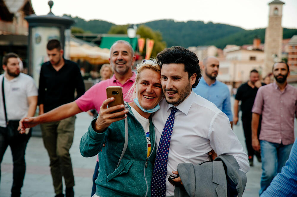 Abazović sa jedne od ranijih posjeta Pljevljima, Foto: URA