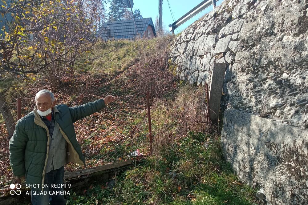Peković tvrdi da je zid nestabilan, Foto: Dragana Šćepanović