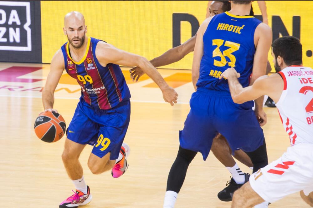 Detalj sa meča Barselone i Crvene zvezde, Foto: twitter.com/FCBbasket