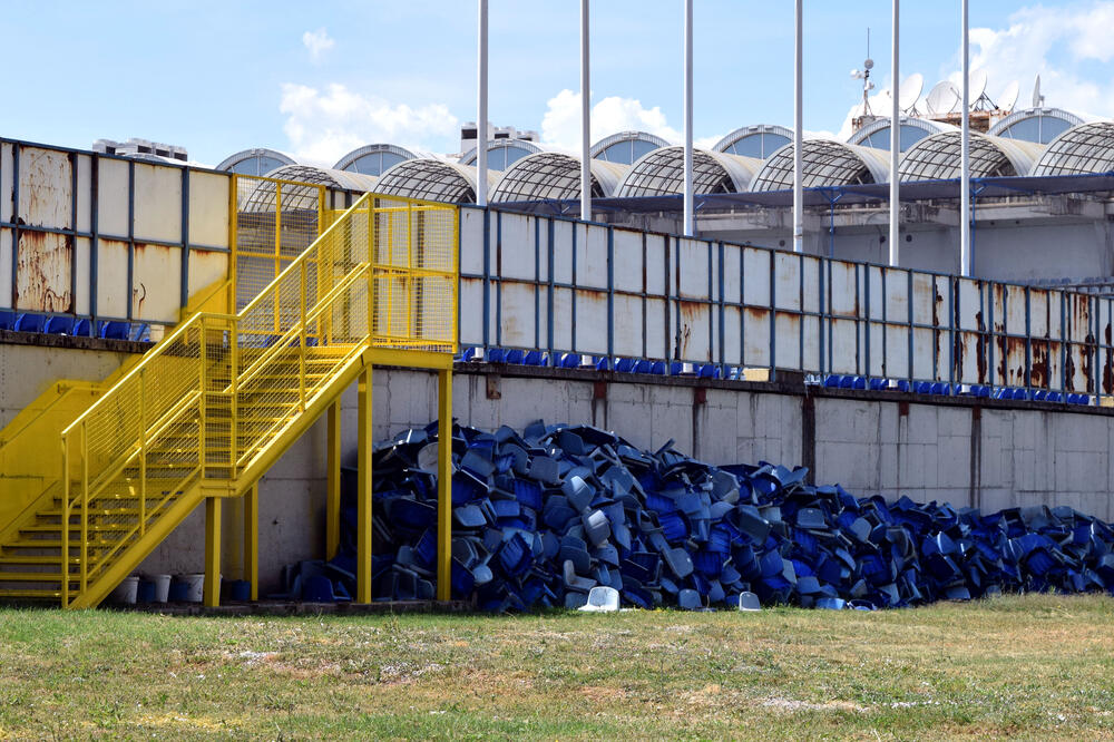 Istočna tribina Gradskog stadiona, Foto: Luka Zeković