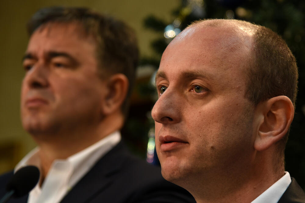 US naložio stavljanje van snage odluke Apelacionog suda: Nebojša Medojević i Milan Knežević, Foto: Luka Zeković