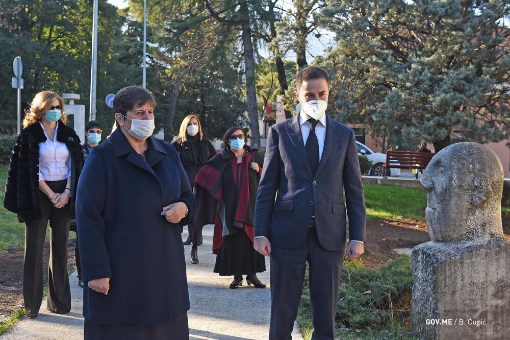 Kovačević i Bogdanović u posjeti Umjetničkoj koloniji, Foto: Vlada Crne Gore