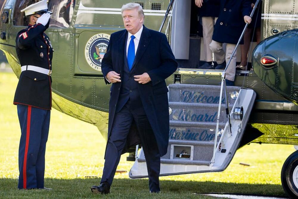 Tramp se vraća u Bijelu kuću nakon što je proveo Dan zahvalnosti sa porodicom, Foto: Getty Images