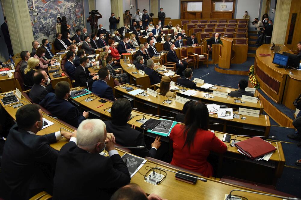 Sa sjednice parlamenta, Foto: Luka Zeković