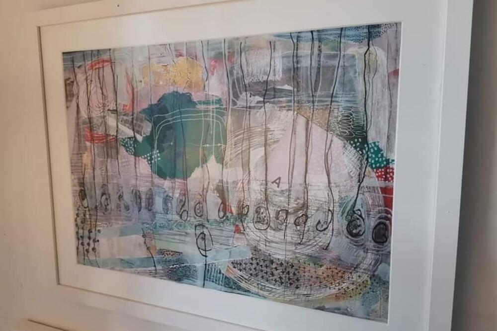 Rad Ivane Stanić koji je prodat na prvoj humanitarnoj aukciji, Foto: Kulturna Baza Kunst