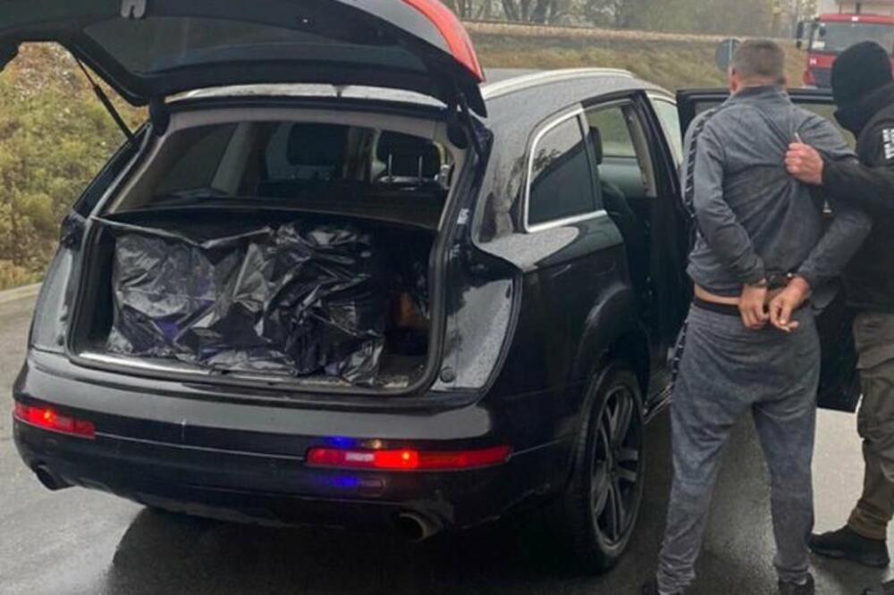 Uhapšen Albanac E.U., Foto: Uprava policije