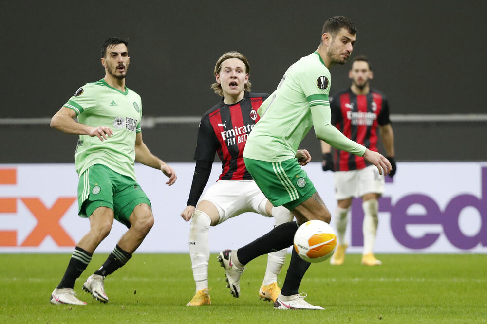 Hauge je pogodio za Milan, Foto: Reuters