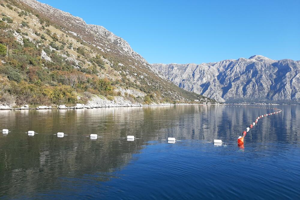 Ograđivanje lokacije bovama, Foto: Morsko dobro